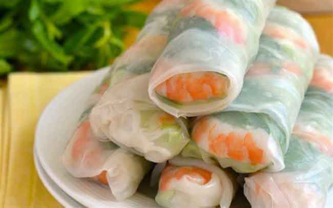 vietnamsese food nem cuon vietnamese fresh spring rolls