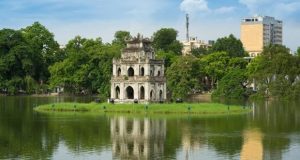 Hoan Kiem lake – the symbol of Hanoi, Vietnam