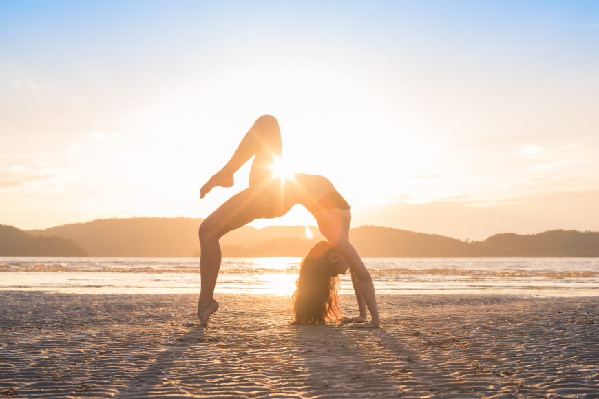 beach yoga on phu quoc