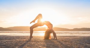 Beach Yoga on Phu Quoc island