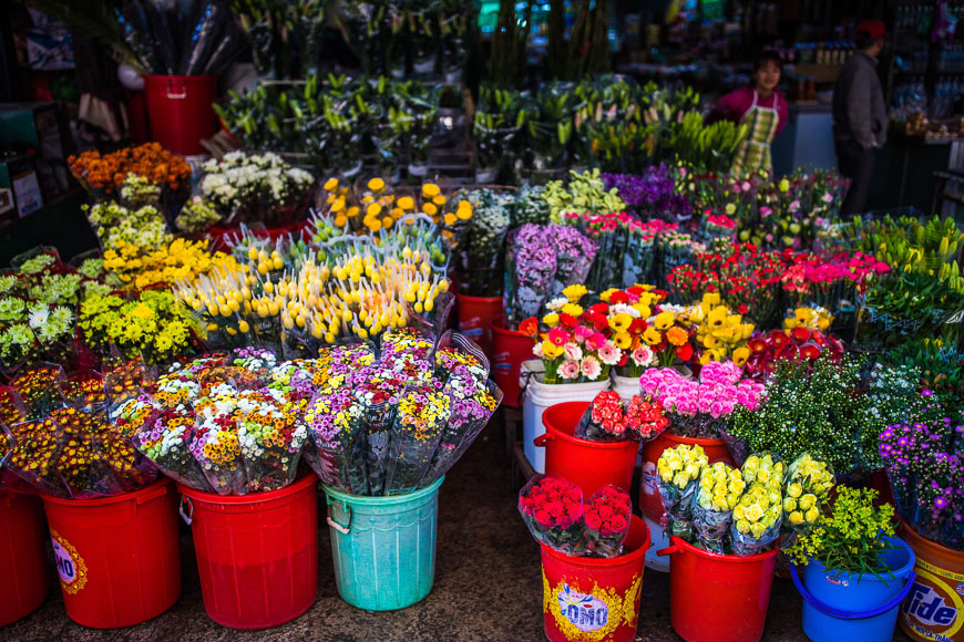 dalat flower market