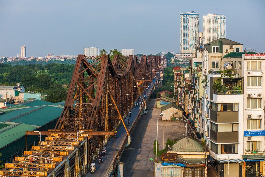 Long Bien bridge Hanoi