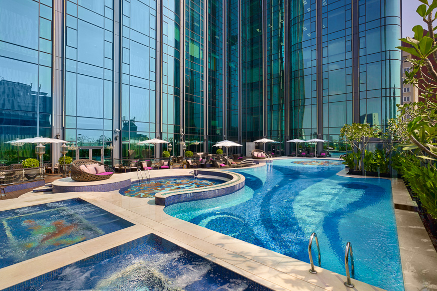 best hotel swimming pool ho chi minh city
