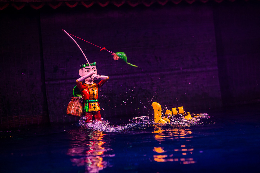 water puppet fishing