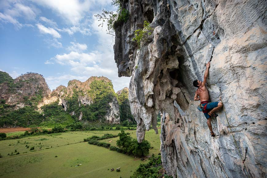 northern vietnam rock climbing